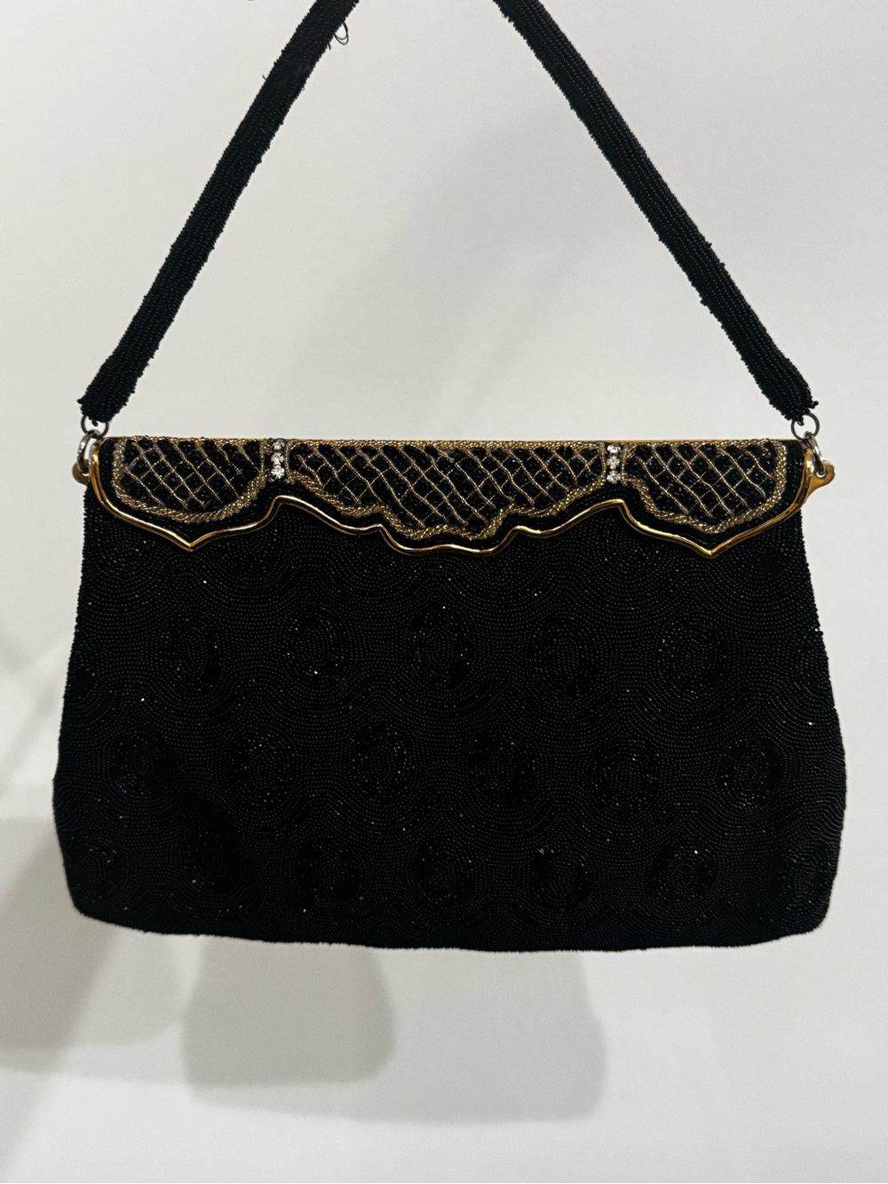 Vintage G Tiard Paris micro beaded handbag
